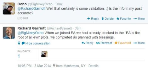 Richard Garriott, EA, Origin