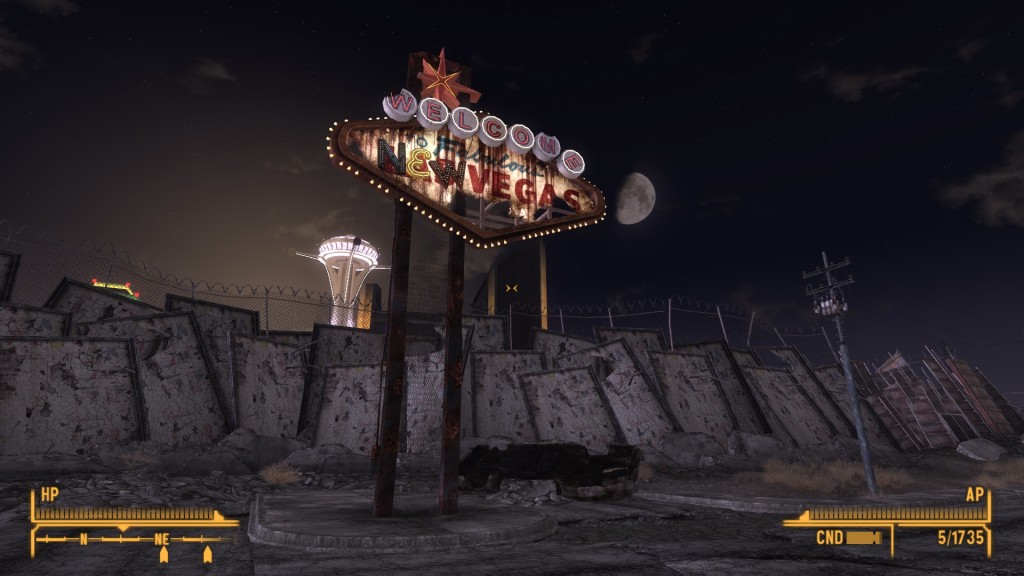 Fallout New Vegas sign